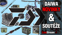 VIDEO: Žhavé NOVINKY DAIWA 2026 & SOUTĚŽ O DVA ZBRUSU NOVÉ PRUTY! | Přívlač Live #150 VIDEO: Žhavé NOVINKY DAIWA 2026 & SOUTĚŽ O DVA ZBRUSU NOVÉ PRUTY! | Přívlač Live #150