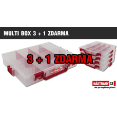 Krabička/kufřík na nástrahy - MULTI BOX 3 + 1 ZDARMA