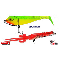 Přívlačový systém Iron Stinger System 1 Hook REDBASS