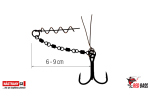 Přívlačový systém Iron Stinger System 1 Hook REDBASS