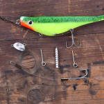 Zapichovací očko do gumových nástrah REDBASS 10 ks