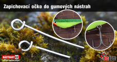 Zapichovací očko do gumových nástrah REDBASS 10 ks