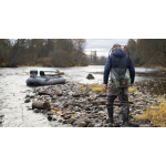 Karbonový podběrák Nomad Mid-length Boat Net - Wild Run Edition FISHPOND