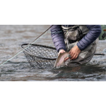 Karbonový podběrák Nomad Mid-length Boat Net - Wild Run Edition FISHPOND