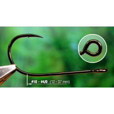 Čeburaškový háček Hunter Sickle RedBass