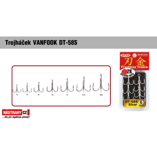 Trojháček VANFOOK DT-58S