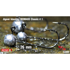 Jigová hlavička REDBASS Classic #1 - 26 mm Jigová hlavička REDBASS Classic #1 - 26 mm