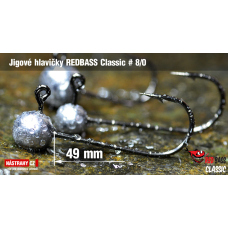 Jigová hlavička REDBASS Classic #8/0 - 49 mm