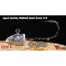 Jigová hlavička REDBASS Bullet Sickle #7/0 - 42 mm