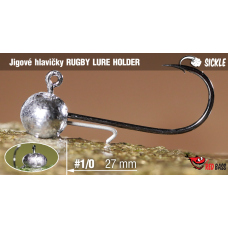 Jigová hlavička REDBASS Sickle RUGBY - LURE HOLDER #1/0 - 27 mm Jigová hlavička REDBASS Sickle RUGBY - LURE HOLDER #1/0 - 27 mm