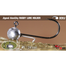 Jigová hlavička REDBASS Sickle RUGBY - LURE HOLDER #1 - 24 mm Jigová hlavička REDBASS Sickle RUGBY - LURE HOLDER #1 - 24 mm