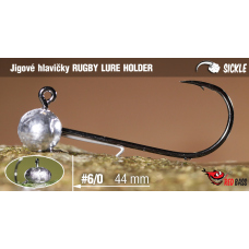 Jigová hlavička REDBASS Sickle RUGBY - LURE HOLDER #6/0 - 44 mm Jigová hlavička REDBASS Sickle RUGBY - LURE HOLDER #6/0 - 44 mm