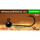 #6 - 1,0 g, Black, 5 ks