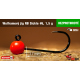#6 - 1,5 g, Red, 5 ks