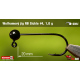#4 - 1,0 g, Black, 5 ks