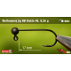 #6 - 0,35 g, Black, 5 ks