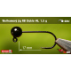 #6 - 1,5 g, Black, 5 ks