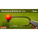 #6 - 1,5 g, Red, 5 ks