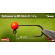 #8 - 1,0 g, Red, 5 ks