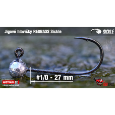 Jigová hlavička REDBASS Sickle #1/0 - 27 mm Jigová hlavička REDBASS Sickle #1/0 - 27 mm