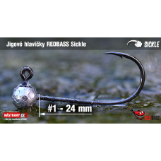 Jigová hlavička REDBASS Sickle #1 - 24 mm Jigová hlavička REDBASS Sickle #1 - 24 mm
