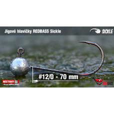 Jigová hlavička REDBASS Sickle #12/0 - 70 mm Jigová hlavička REDBASS Sickle #12/0 - 70 mm