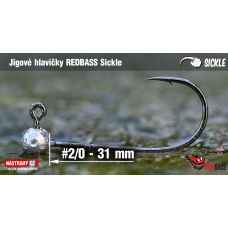 Jigová hlavička REDBASS Sickle #2/0 - 31 mm Jigová hlavička REDBASS Sickle #2/0 - 31 mm