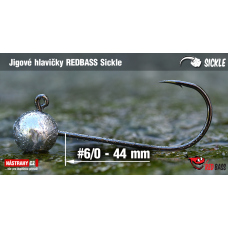Jigová hlavička REDBASS Sickle #6/0 - 44 mm Jigová hlavička REDBASS Sickle #6/0 - 44 mm