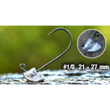 Neváznoucí jigová hlavička REDBASS StandUp Pro Sickle #1/0 - 27 mm Neváznoucí jigová hlavička REDBASS StandUp Pro Sickle #1/0 - 27 mm
