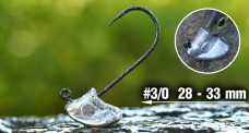 Neváznoucí jigová hlavička REDBASS StandUp Pro Sickle #3/0 - 33 mm