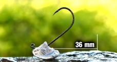 Neváznoucí jigová hlavička REDBASS StandUp Pro Sickle #6/0 - 43 mm
