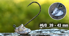 Neváznoucí jigová hlavička REDBASS StandUp Pro Sickle #6/0 - 43 mm Neváznoucí jigová hlavička REDBASS StandUp Pro Sickle #6/0 - 43 mm