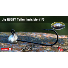 Jig Teflon Invisible RUGBY #1/0 - 32 mm