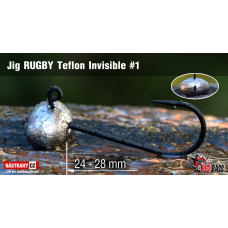 Jig Teflon Invisible RUGBY #1 - 28 mm