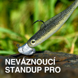 Neváznoucí jigové hlavičky REDBASS StandUp Pro Sickle