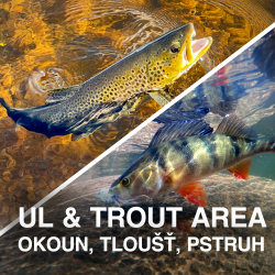 Zvýhodněné sady nástrah na pstruhy, okouny, UL a TROUT AREA 
