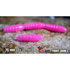 TROUT GRUB L 3 x 25 mm REDBASS