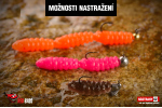 TROUT GRUB X 3 x 33 mm REDBASS