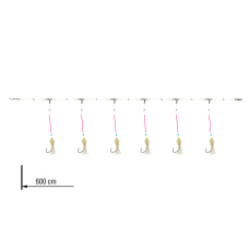 Návazec Redfish Circle-Hook Grandwave Daiwa 600 cm