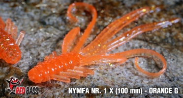Nymfa REDBASS Nr. 1 X - 100 mm - balení 5 ks