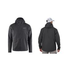 Bunda GRUNDÉNS Turbulence Hybrid Hoodie - Black