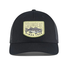 Kšiltovka GRUNDÉNS Bass Patch Trucker- Black 