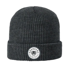 Zimní čepice GRUNDÉNS Kracken Waffle Beanie - Heather Charcoal