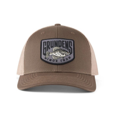 Kšiltovka GRUNDÉNS Crappie Patch Trucker - Driftwood/Khaki