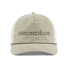Kšiltovka GRUNDÉNS Cord Wordmark Trucker - Light Olive