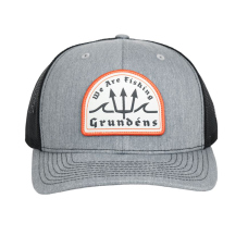 Kšiltovka GRUNDÉNS Poseidon Trucker - Heather Grey/Black