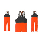 Kalhoty GRUNDÉNS Full Share Bib - Orange/Grey