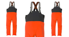 Kalhoty GRUNDÉNS Full Share Bib - Orange/Grey