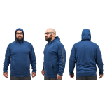 Mikina GRUNDÉNS Dillingham Tech - Blue Abyss