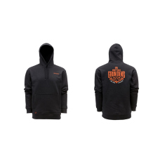 Mikina GRUNDÉNS Displacement DWR Logo Anchor - Black 